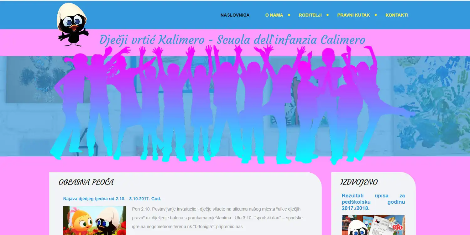 dječji vrtić kalimero